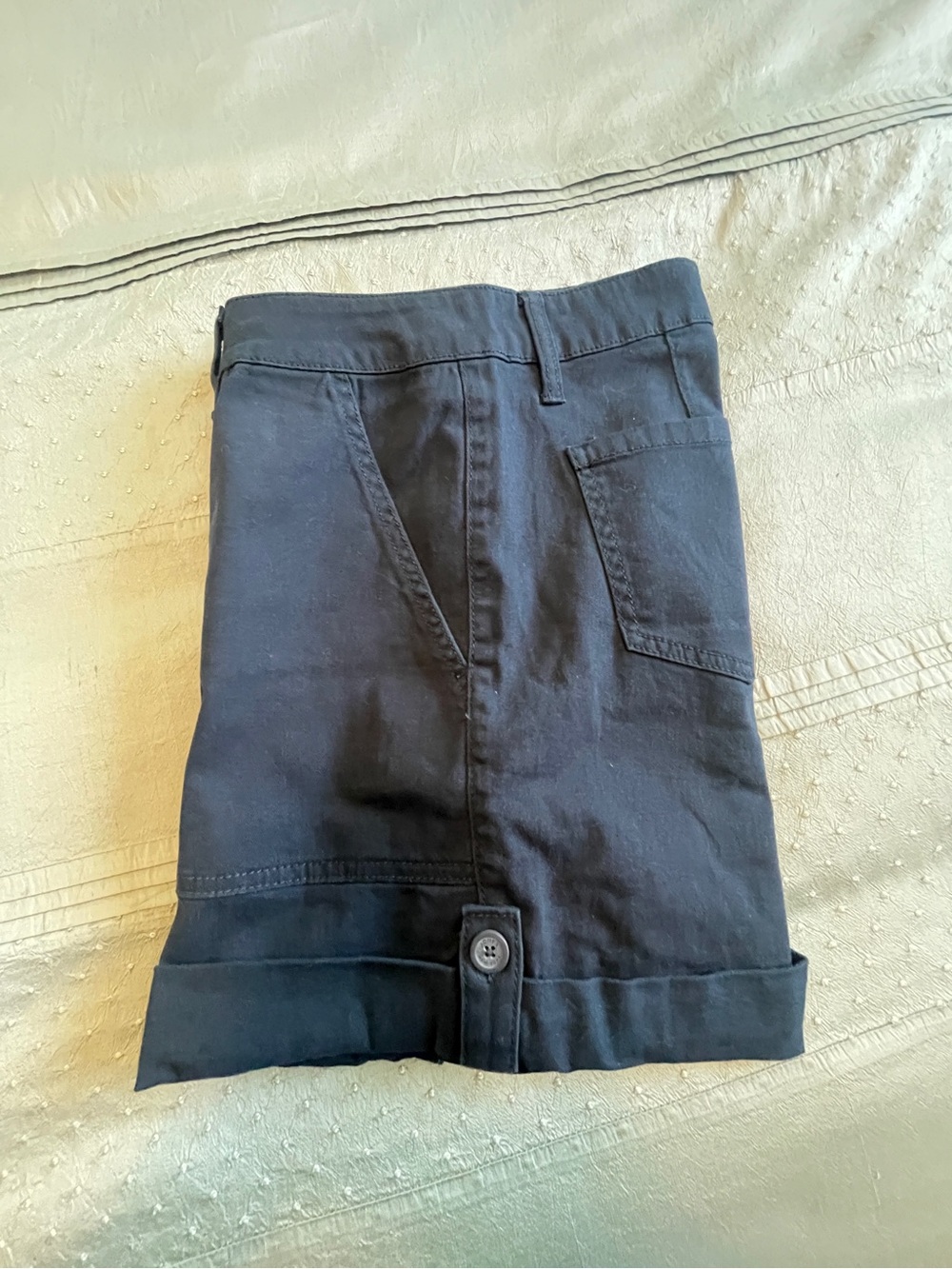 Jones New York Dark Navy Women's Casual Bermuda Shorts size 10 - Picture 3 of 10